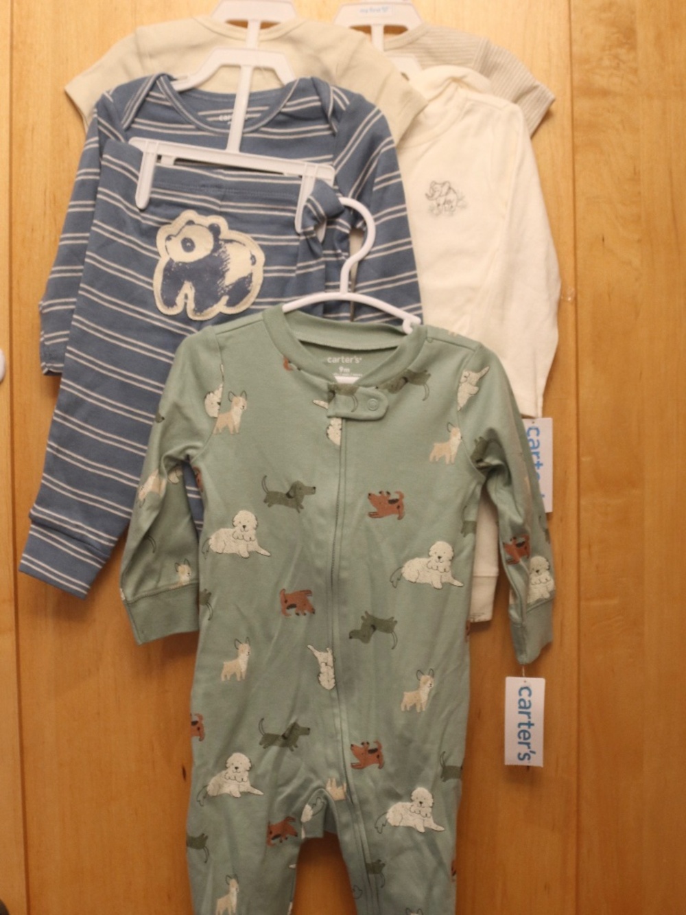Three NWT Carter's Baby Outfits, Size 9 Months